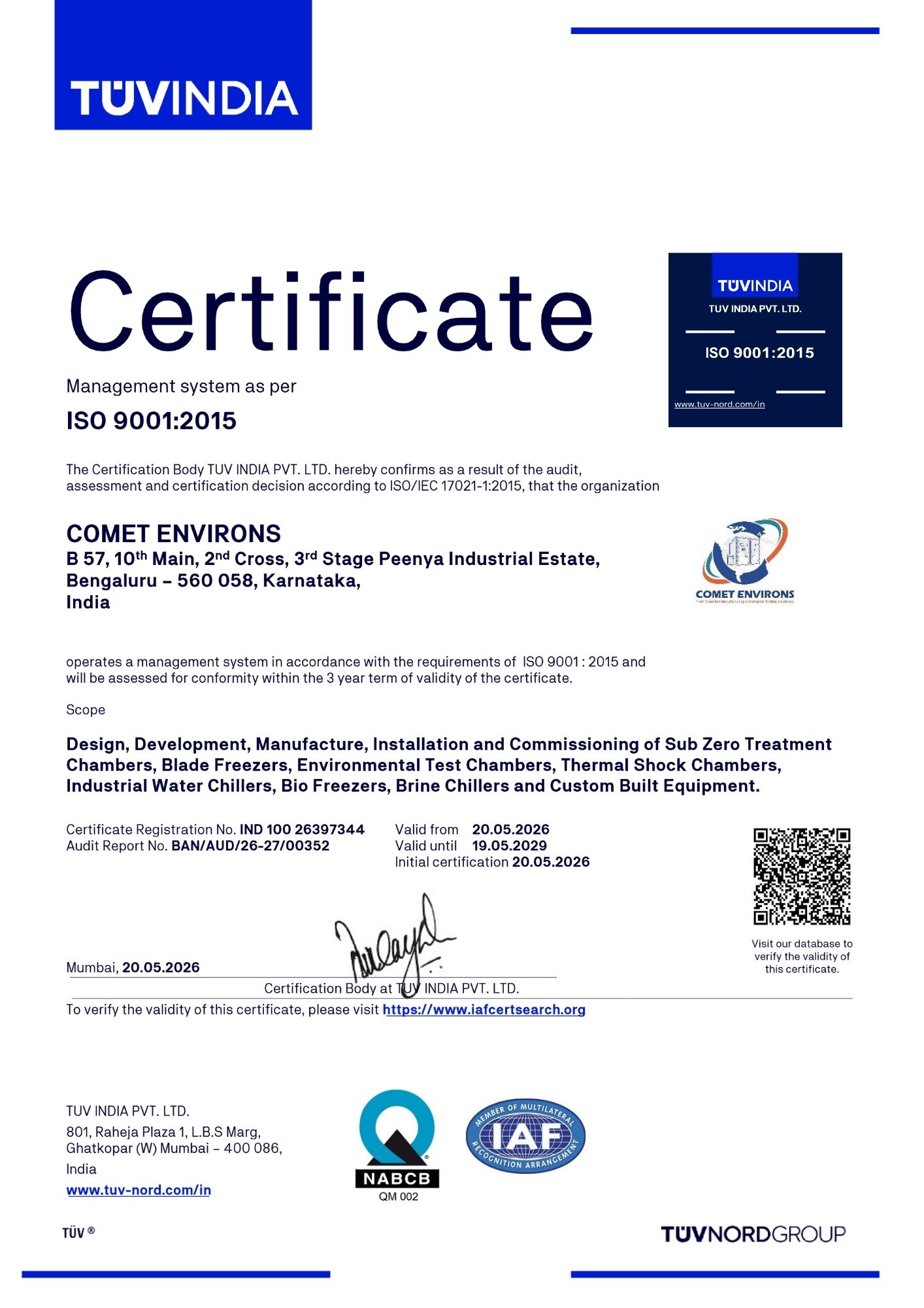 certification